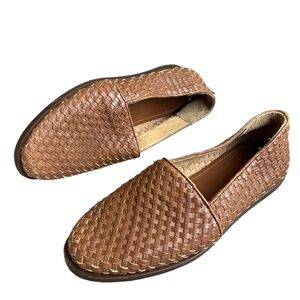 Nisolo Brown Woven Loafers